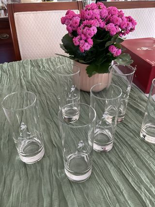 6 Vasos altos cristal Johnnie Walker Coleccion