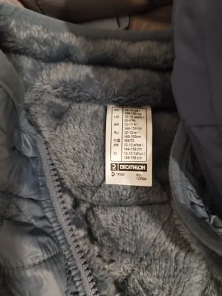 Abrigo impermeable nieve 2 piezas niña 12-13 años