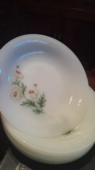 Juego Arcopal Platos Flores