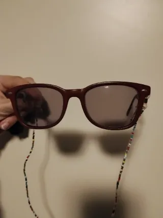 Occhiali da sole graduati marroni/viola