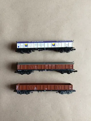 Lote 3 vagones TRIX