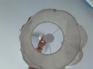 Lámpara de techo infantil tela.