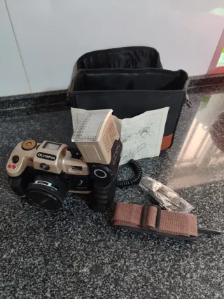 Cámara Olympia NK4040 Motor Drive + Flash