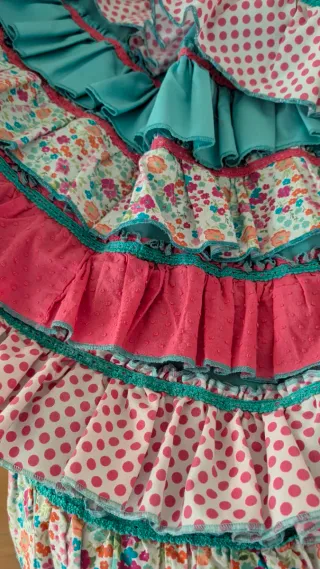 Traje de flamenca niña