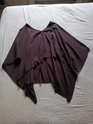 Capa Zara Marrón Chocolate Talla Mediana