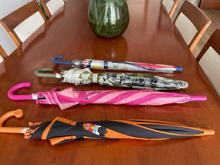 Lote 4 paraguas infantiles