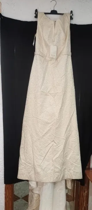 Vestido de Novia Blanco Encaje y Tul