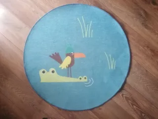 Alfombra infantil redonda Ikea