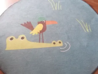 Alfombra infantil redonda Ikea