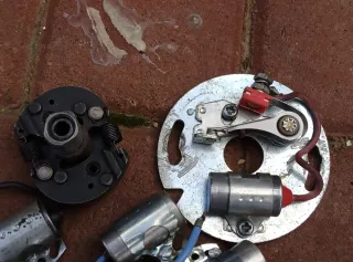 Conjunto encendido Harley Platinos Condensador