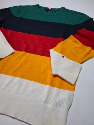 Maglione Tommy Hilfiger a Righe Taglia M