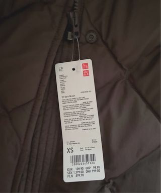 UNIQLO - Abrigo Acolchado Puffertech (Con etiqueta