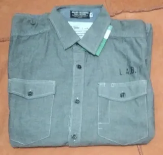 Camisa Jack & Jones Talla M Azul/Gris LOTE 8 X 30€