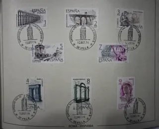 Carpeta VIII Feria nacional del sello Sevilla 1974