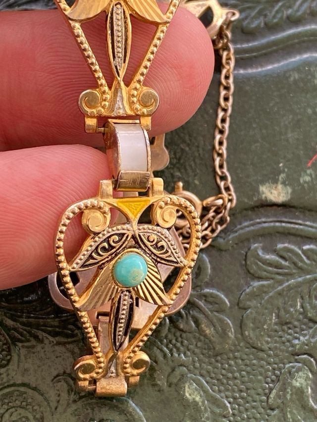 Maravillosa pulsera art decó original 1920s