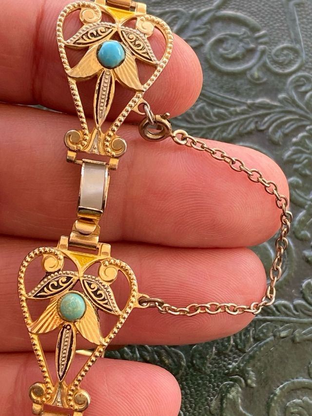 Maravillosa pulsera art decó original 1920s