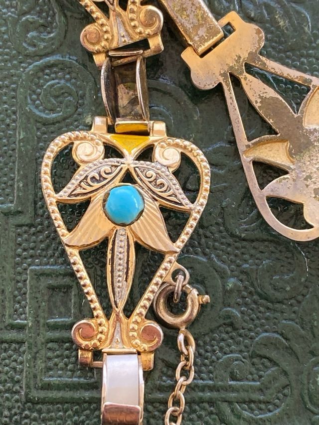 Maravillosa pulsera art decó original 1920s