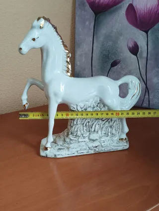 Figura Caballo Porcelana Vintage Colección