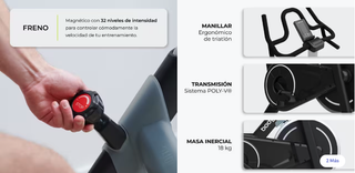 Bici ciclo indoor DS25+ Bodytone