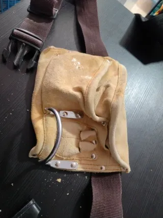 Funda de cinturón de trabajo de cuero