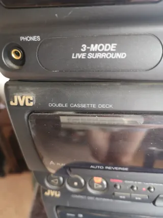 Torre JVC MX-D7T Doble Cassette CD