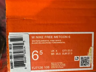 Nike Free Metcon 6 Donna Bianco Rosa