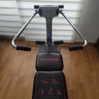 Banco de remo, abdominales y gimnasia BH