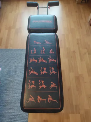 Banco de remo, abdominales y gimnasia BH