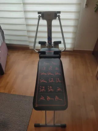 Banco de remo, abdominales y gimnasia BH