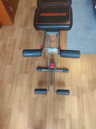 Banco de remo, abdominales y gimnasia BH