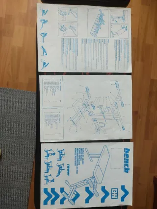 Banco de remo, abdominales y gimnasia BH