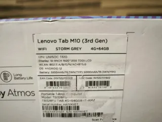 Tablet Lenovo Tab M10 WiFi Negra