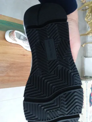 Zapatillas deportivas mujer grises y rosas