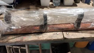 Perchero de madera antiguo