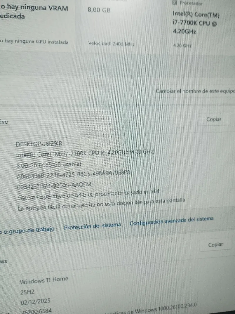 Ordenador i7 DDR4 Negro NOX afbeelding 3
