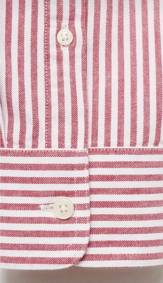 Camisa Rayas Algodón talla L Mango