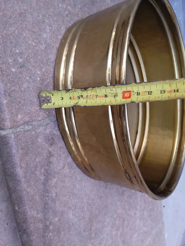 Portavasi in ottone vintage