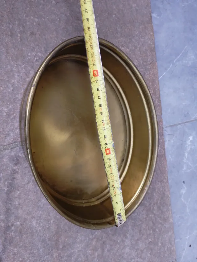 Portavasi in ottone vintage