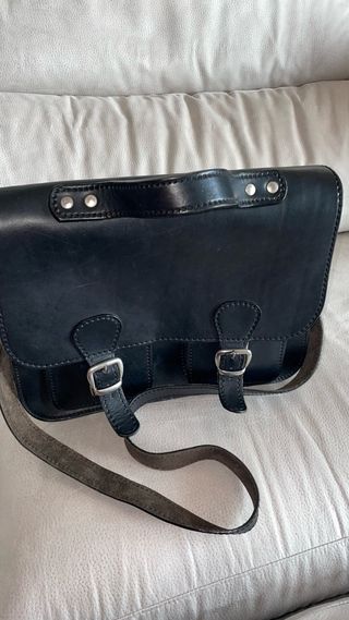 Cartella rigida pelle anni '80