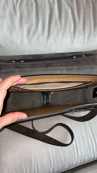 Cartella rigida pelle anni '80