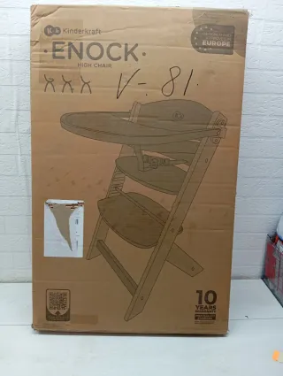 Trona de madera para bebé Kinderkraft