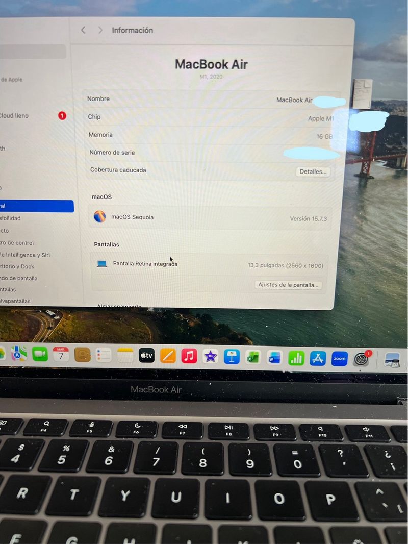 MacBook Air M1 2020 SELLING IN PERSON afbeelding 6