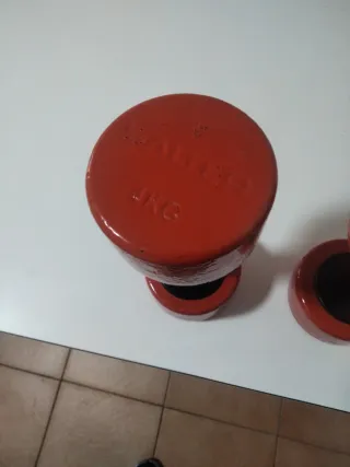 Mancuernas Rojas y Negras 4 kg