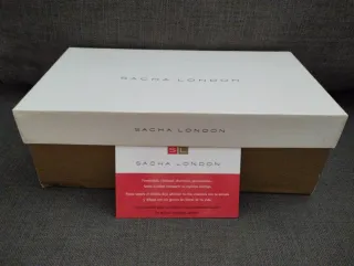 Sandalias tacón Sacha London naranja/amarillo