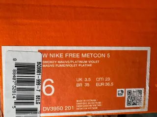 Nike Free Metcon 5 Scarpe Donna Rosa Bianco