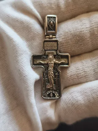 Cruz de Plata con Arcángel San Miguel