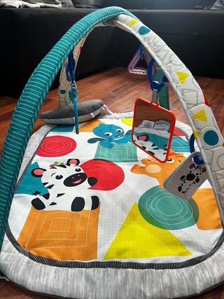 Manta de juegos para bebé con arcos