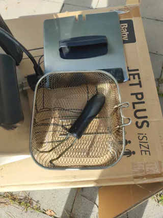 Freidora de acero inoxidable