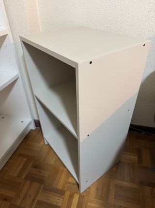 Mesita de noche IKEA gris