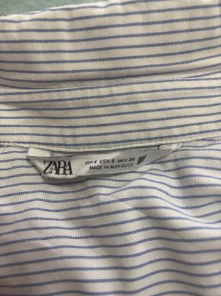 Camisa Zara con pedrería Talla S